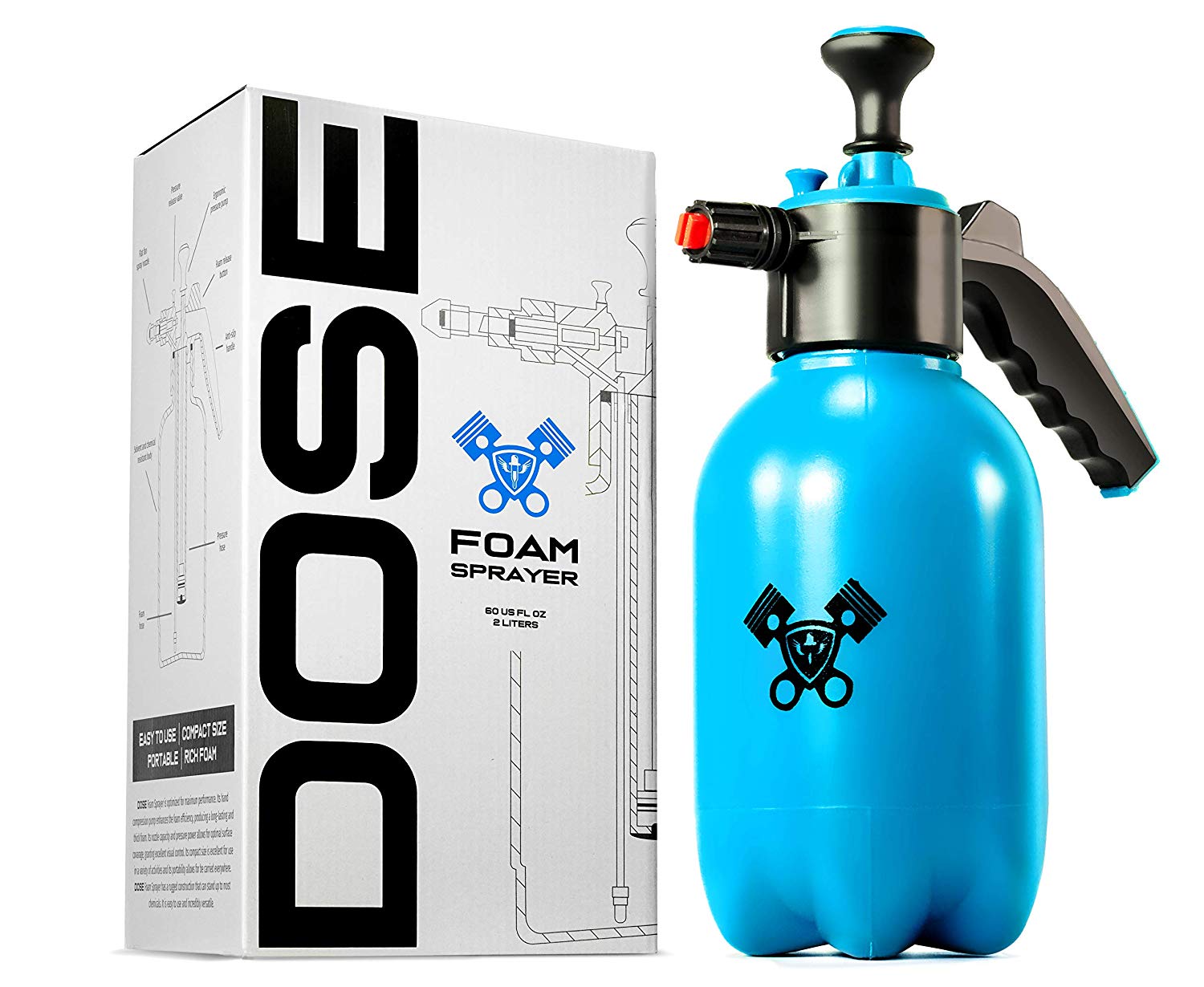 Elementair Vesting Detective DOSE 2 Litre Portable Pump Pressurized Foam Sprayer (MCF) | The VViViD Shop