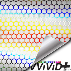 VViViD Glitter Gold DECO65 Permanent Adhesive Craft Vinyl Roll (100ft x 1ft)