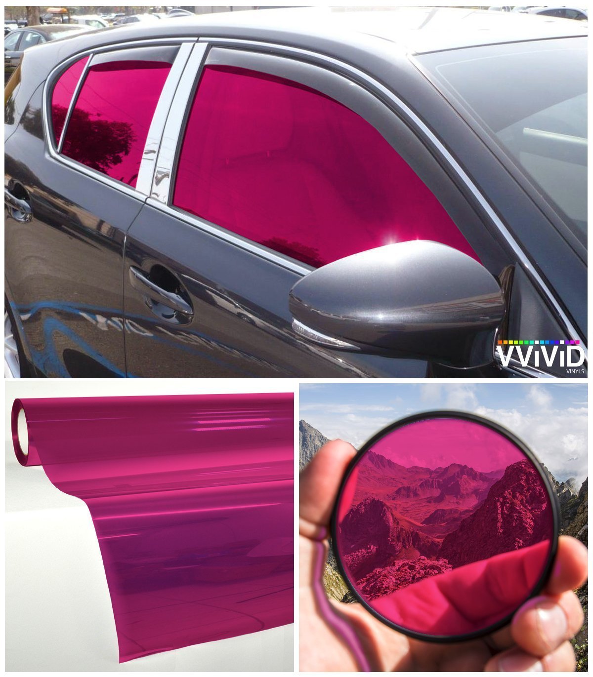 Vvivid Pink Transparent Window Tint The Vvivid Shop