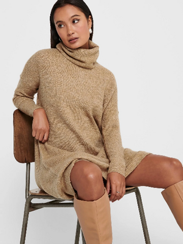 Cowl Neck Jumper Dress from Only