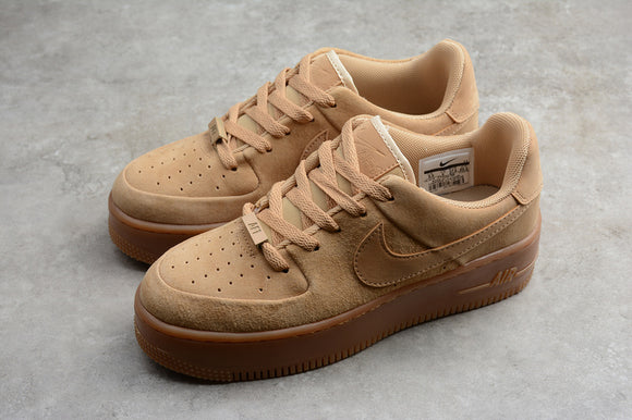 nike air force 1 sage low club gold