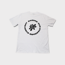 Load image into Gallery viewer, Rose Tee (WHITE/BLK)