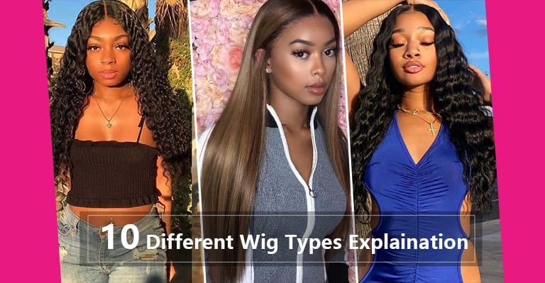 10 different wig types