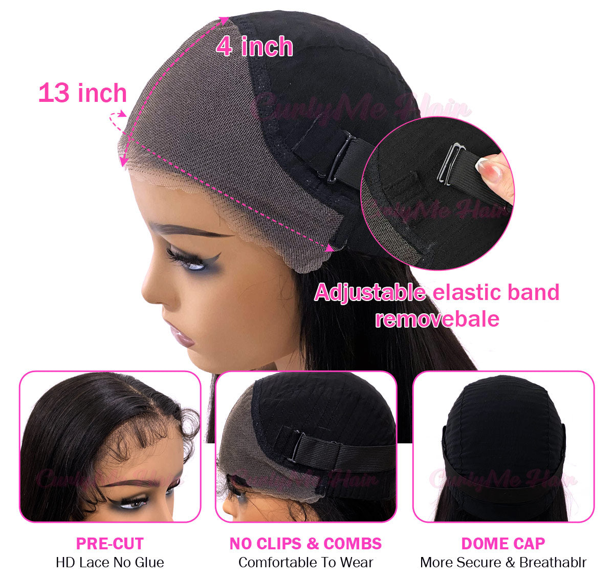 Glueless Lace Band – The Wig Vault