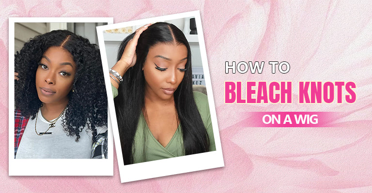 how to bleach wig knots