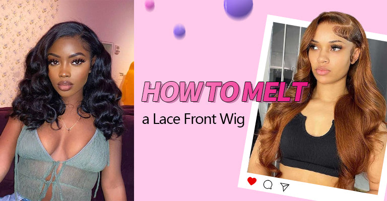 how to melt a lace front wig