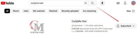 how to subscribe curlyme hair