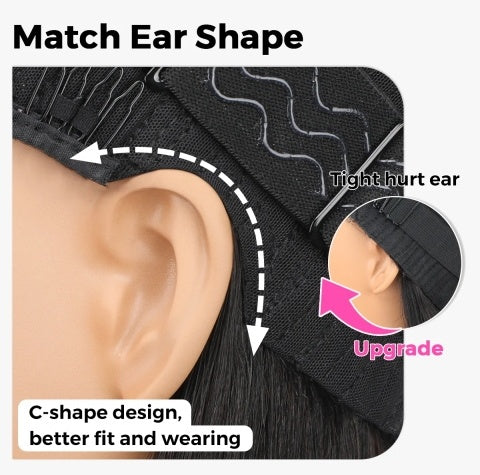 c-shape ear tab