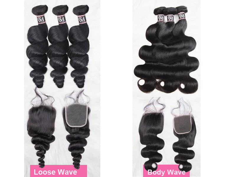 picture of loose wave vs body wave