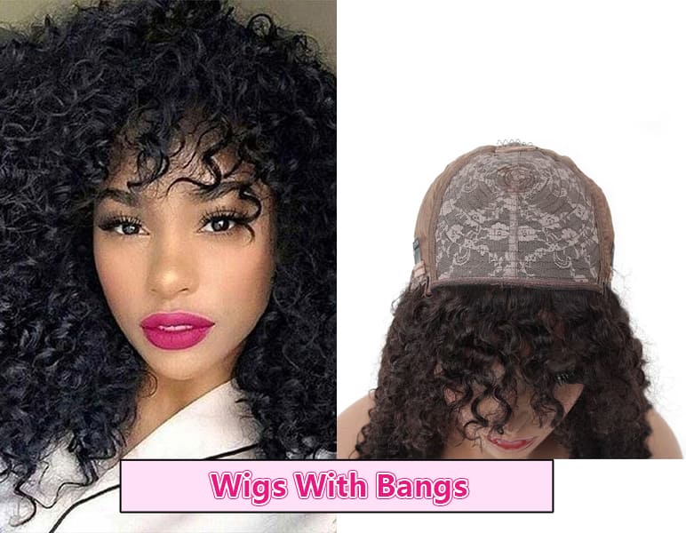 wigs with bangs