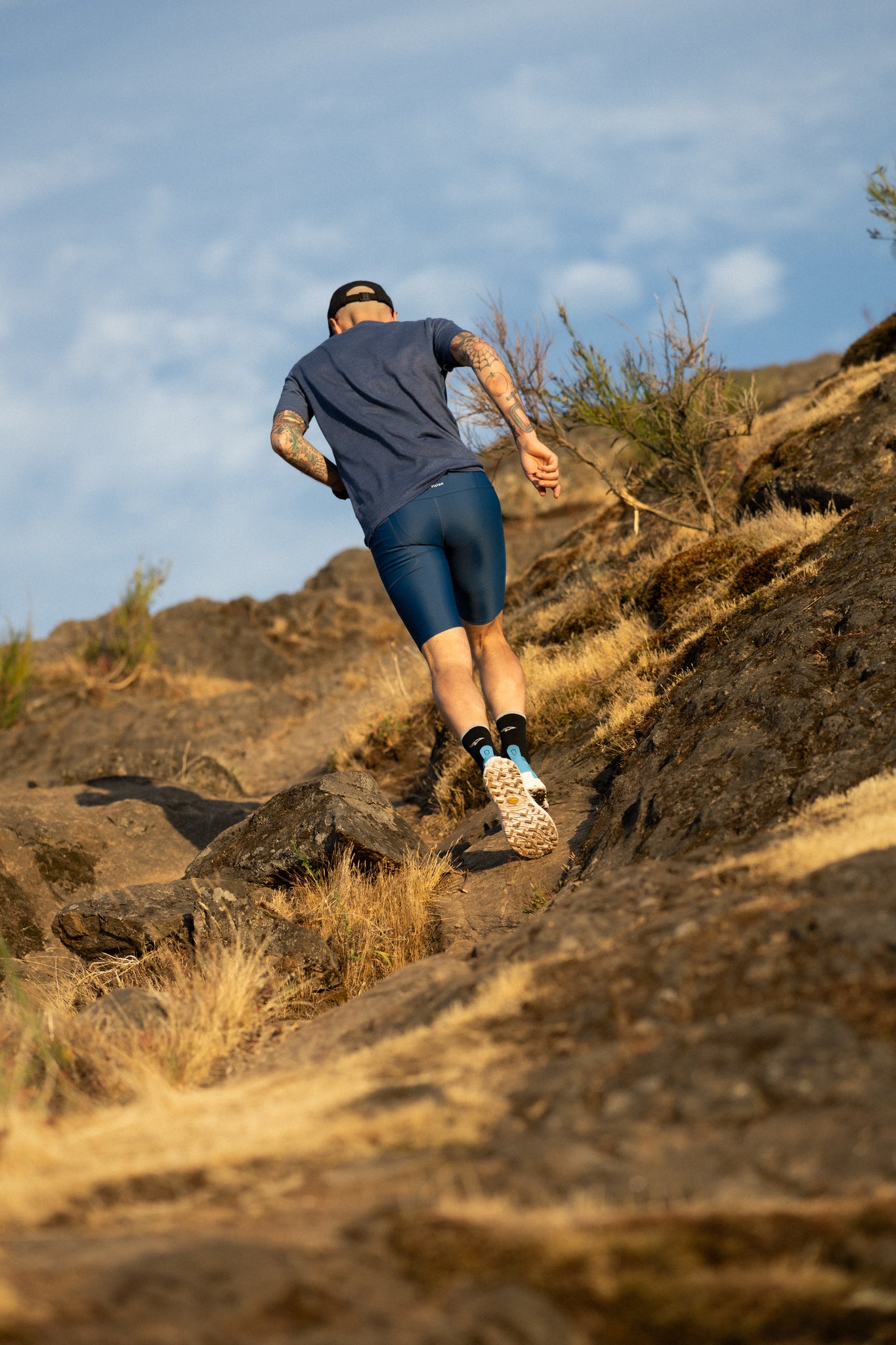 District Vision Half Tights District Vision Sukha Hemp Tee District Vision Milli Ultralight Windbreaker Norda 001 Trail Runners Calculus Victoria BC Canada