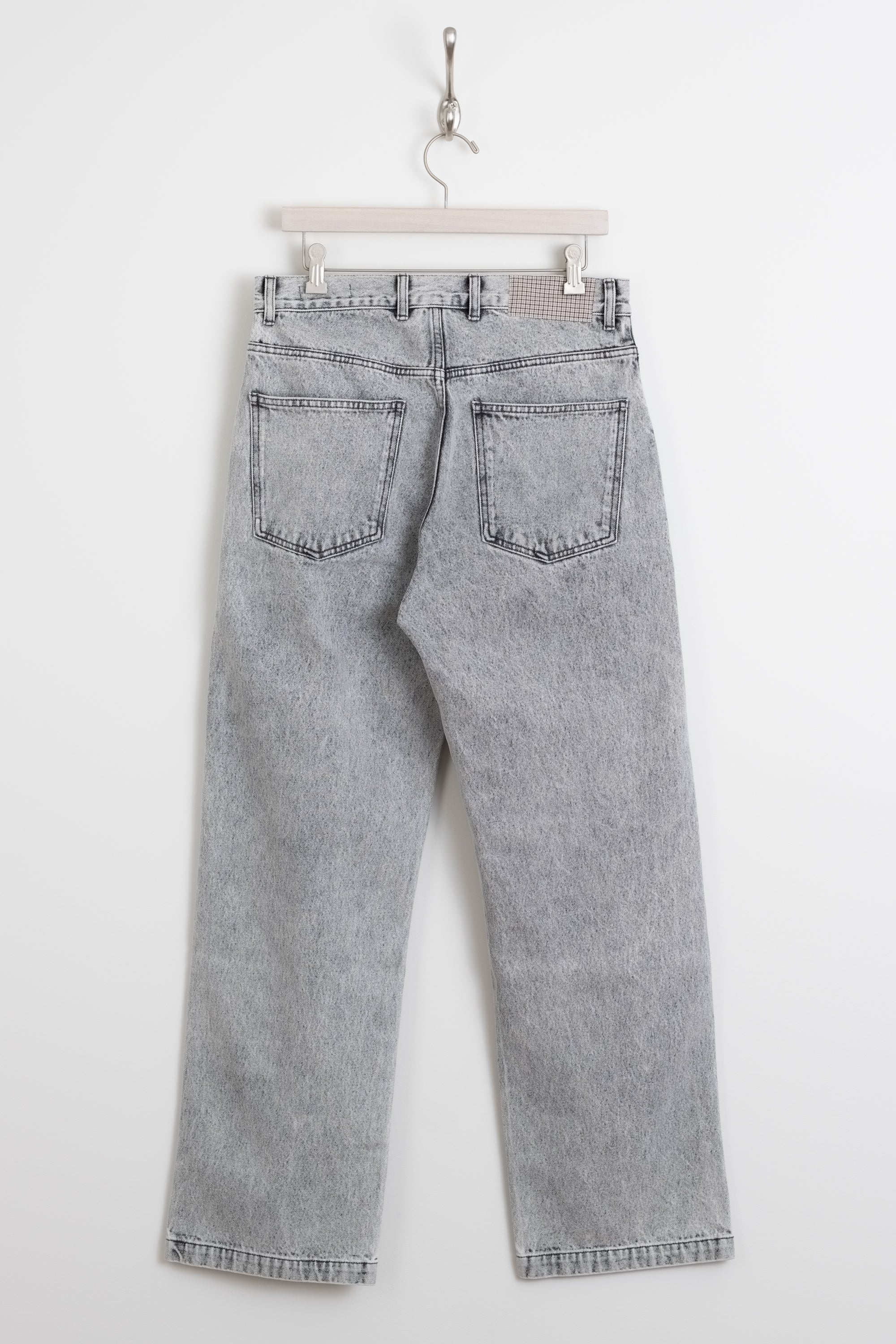 Straight Cut Jeans Acid Wash