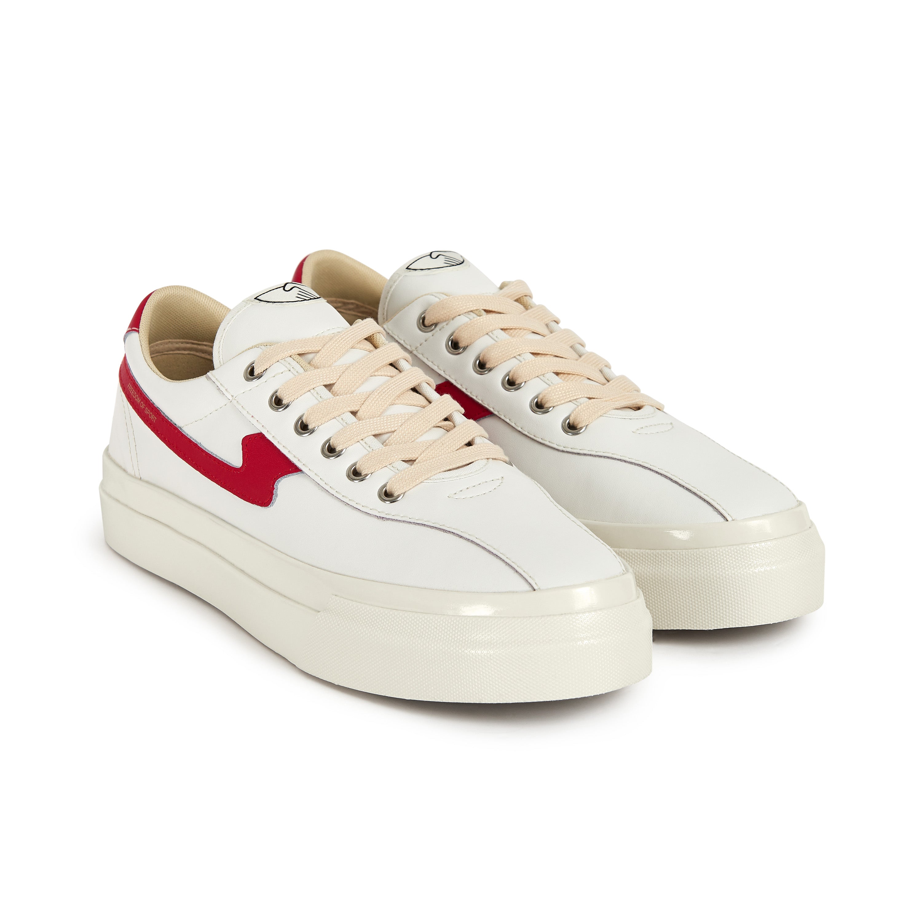 Dellow S-Strike Leather White / Red