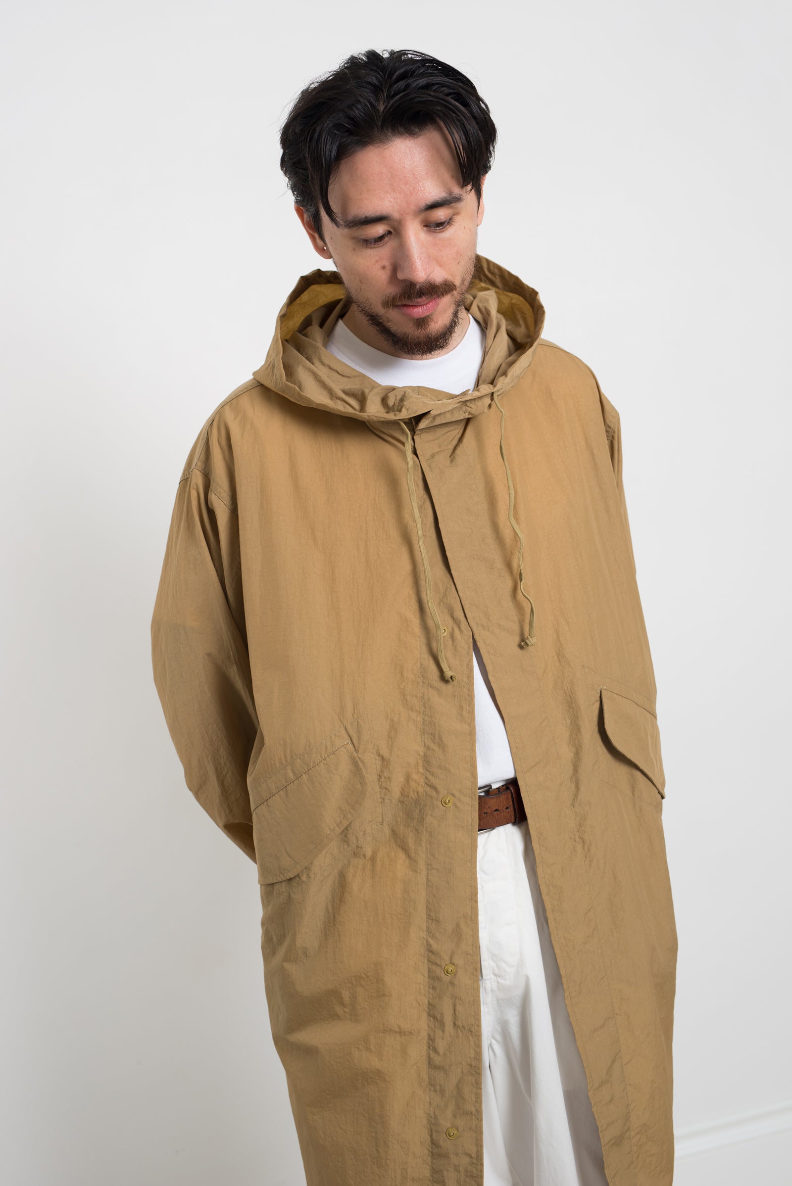 Beach Parka Recycled Nylon Tech Sand