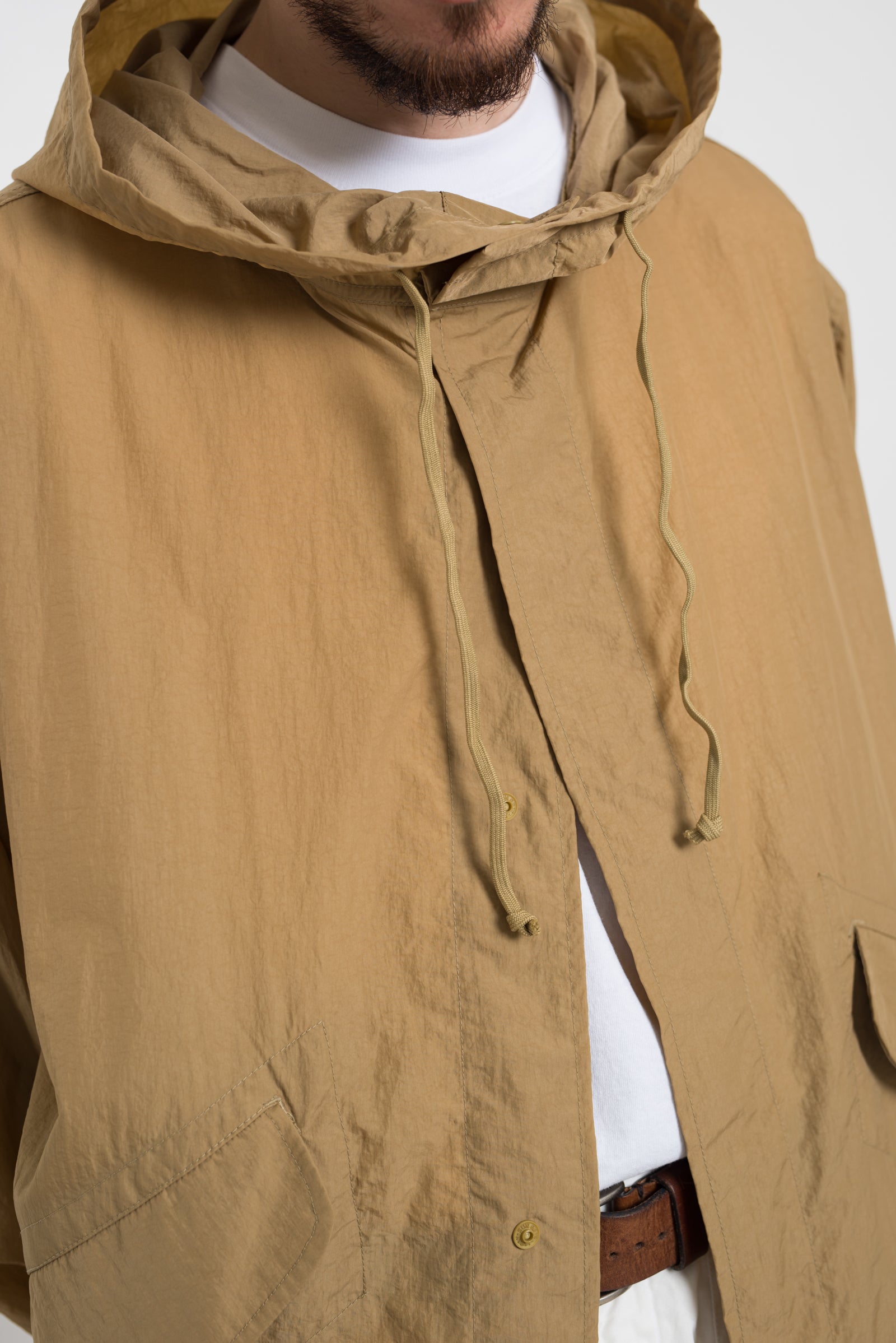 Beach Parka Recycled Nylon Tech Sand