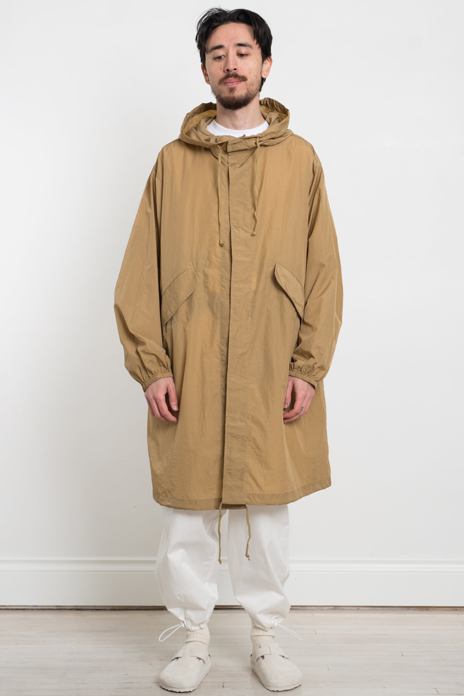 Beach Parka Recycled Nylon Tech Sand