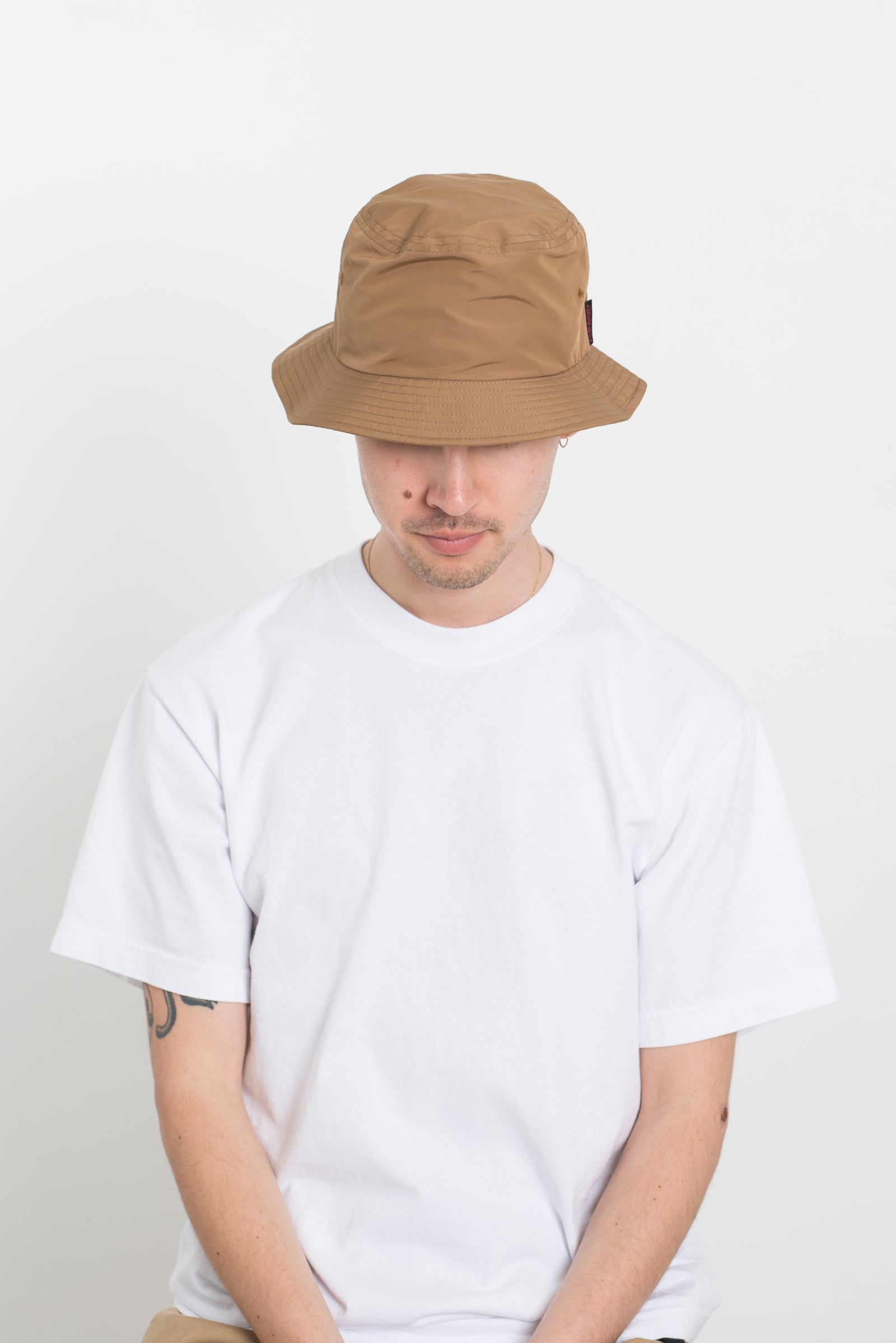 Shell Bucket Hat Tan