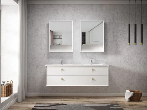 BOSTON WALL HUNG VANITY 1200MM MATTE WHITE