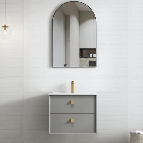 BOSTON WALL HUNG VANITY 900MM MATTE GREY