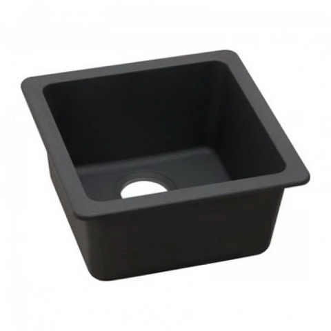 ARETE BLACK GRANITE QUARTZ STONE SINK 422MM