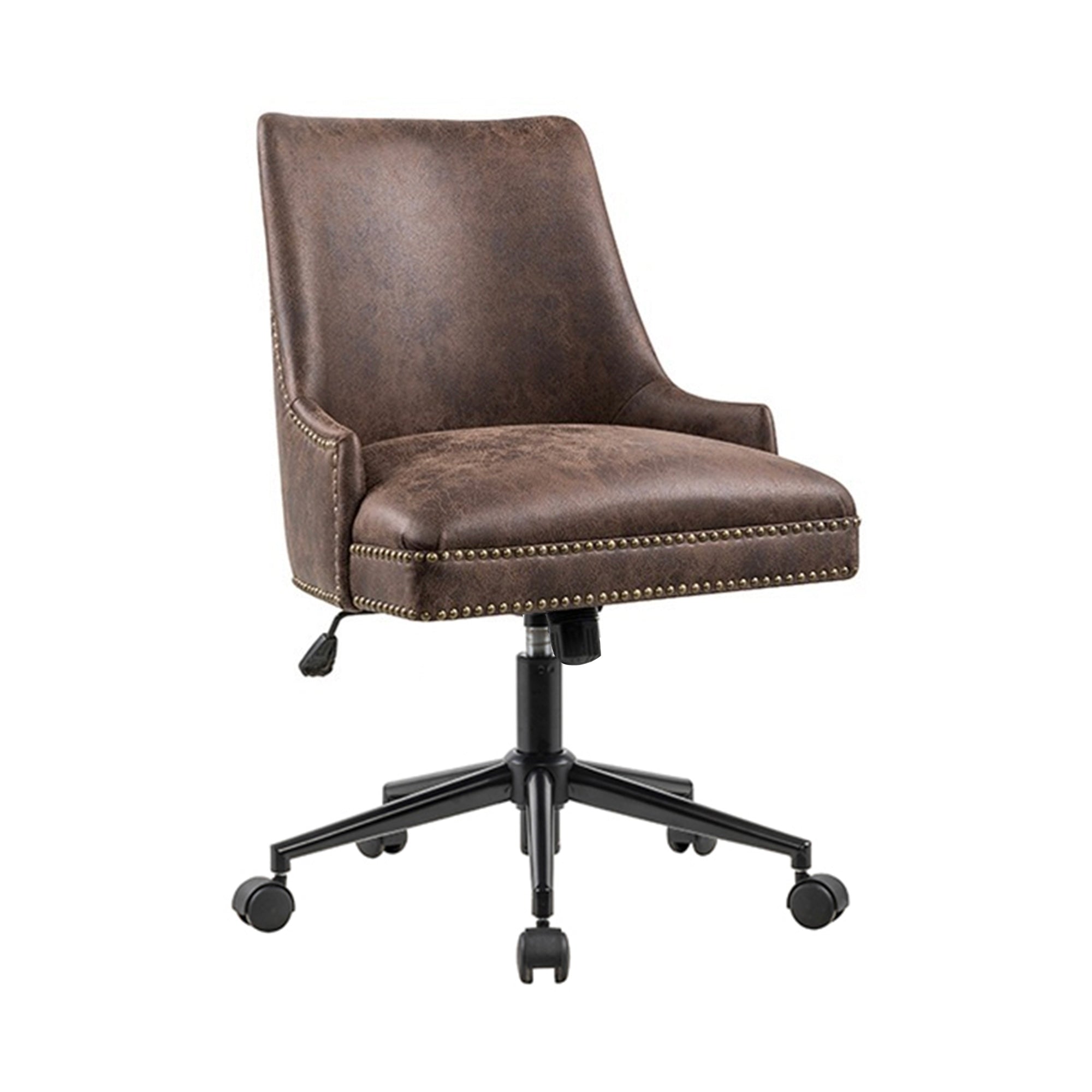 upholstered armless office chair