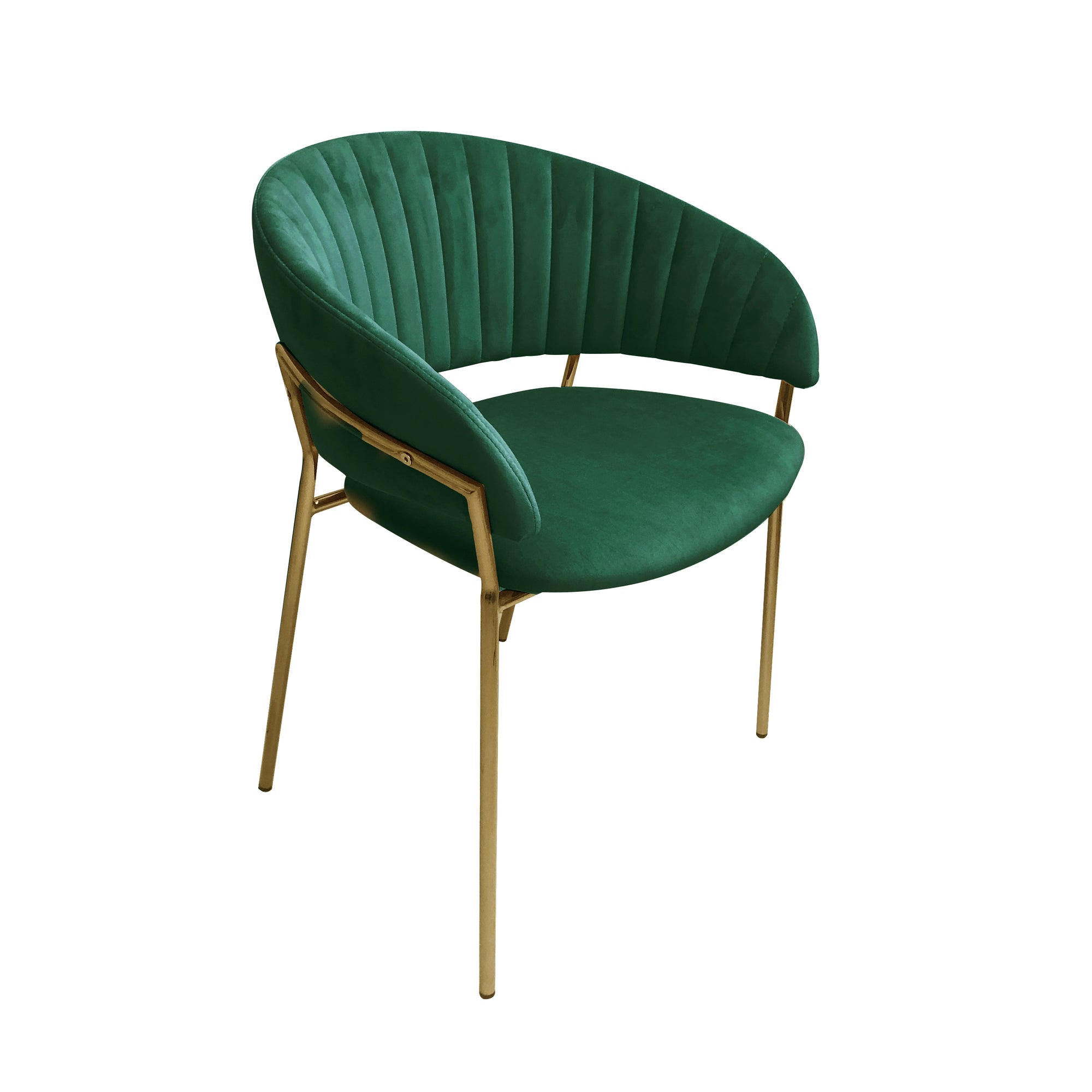 green velvet chair gold legs