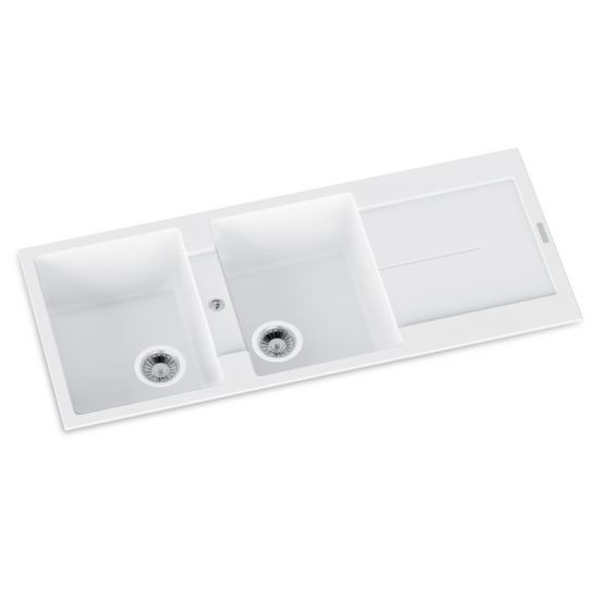 white kitchen sinks