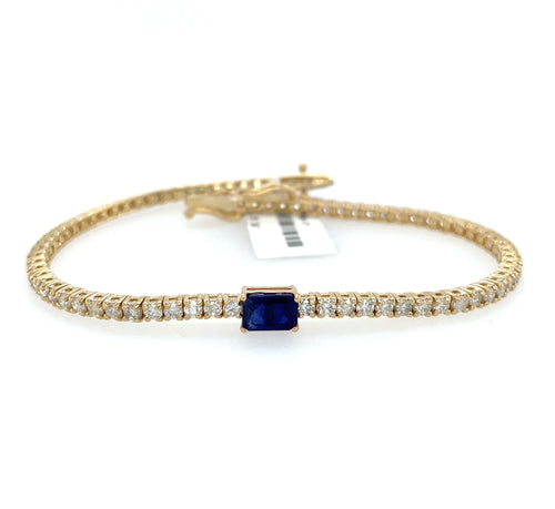 Emerald and Diamond Tennis Bracelet I 64Facets Fine Jewelry