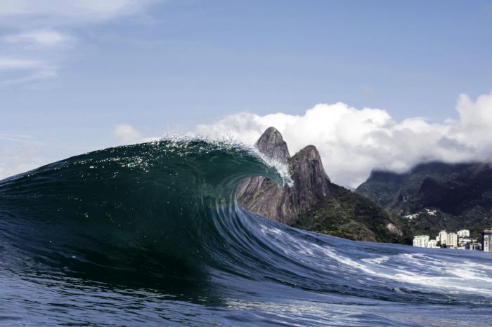 Rio De Janiero Brazil Bodysurfing