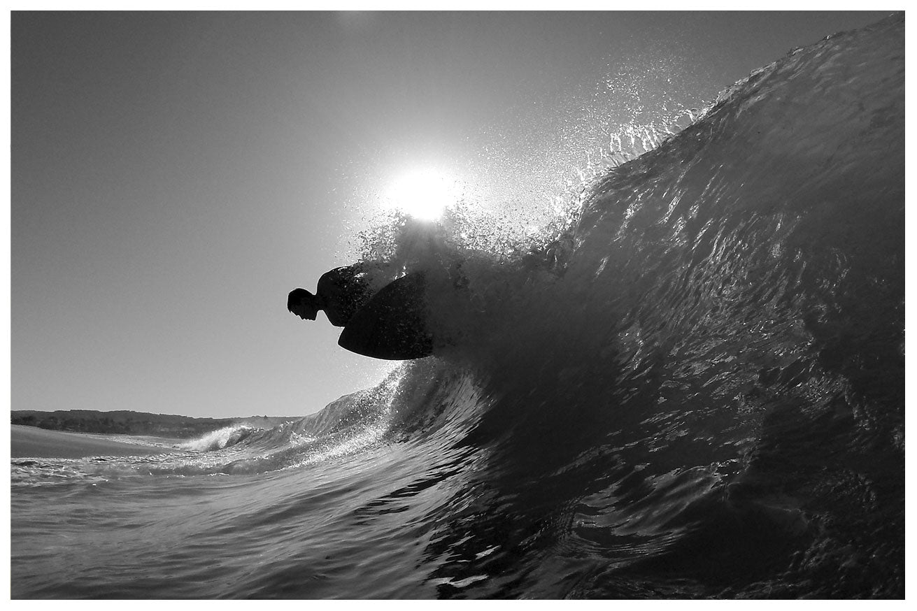 shane morines ryder  bodysurfing and handboarding at the wedge newport beach califorina 