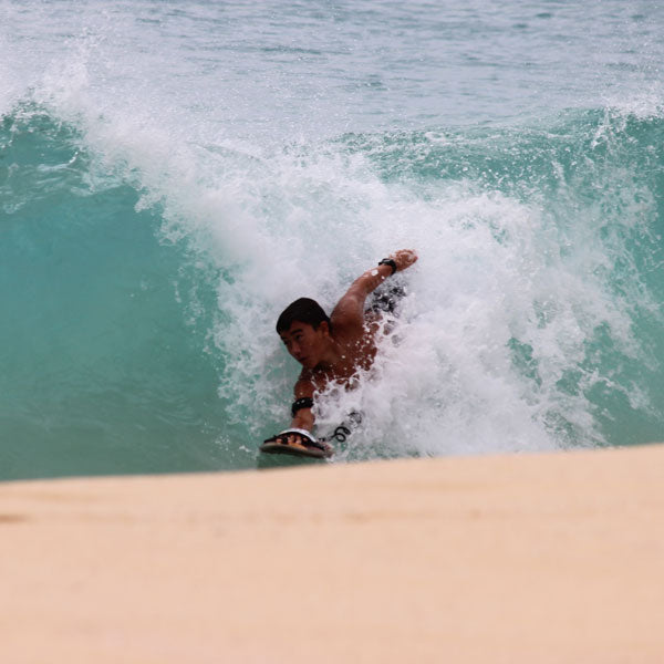 Taylor char slyding handboarder and bodysurfer