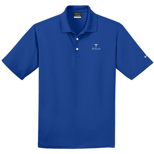 blue golf shirt