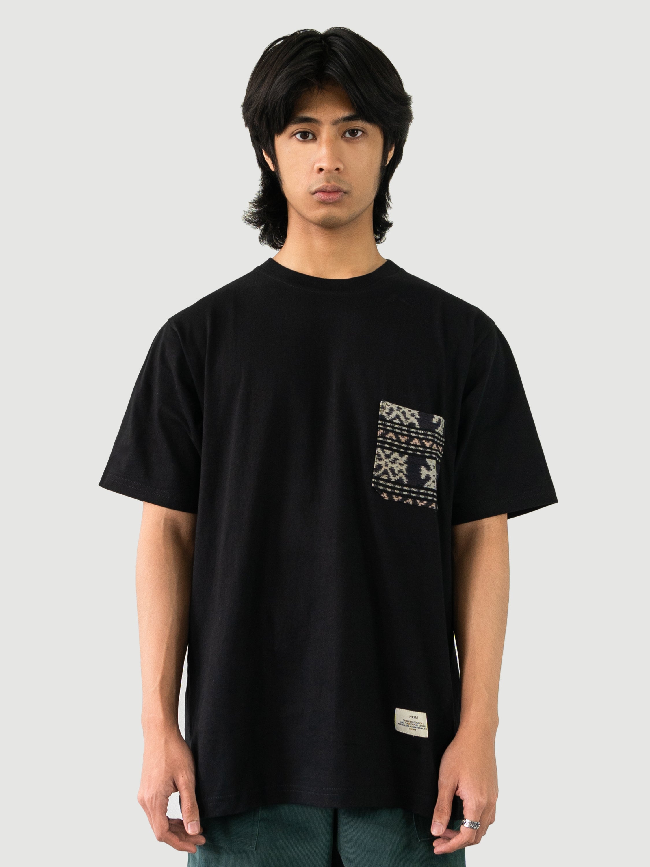 HEIM x Lewi's Tenun Black T-shirt - Men / T-shirt - HEIM | HEIM