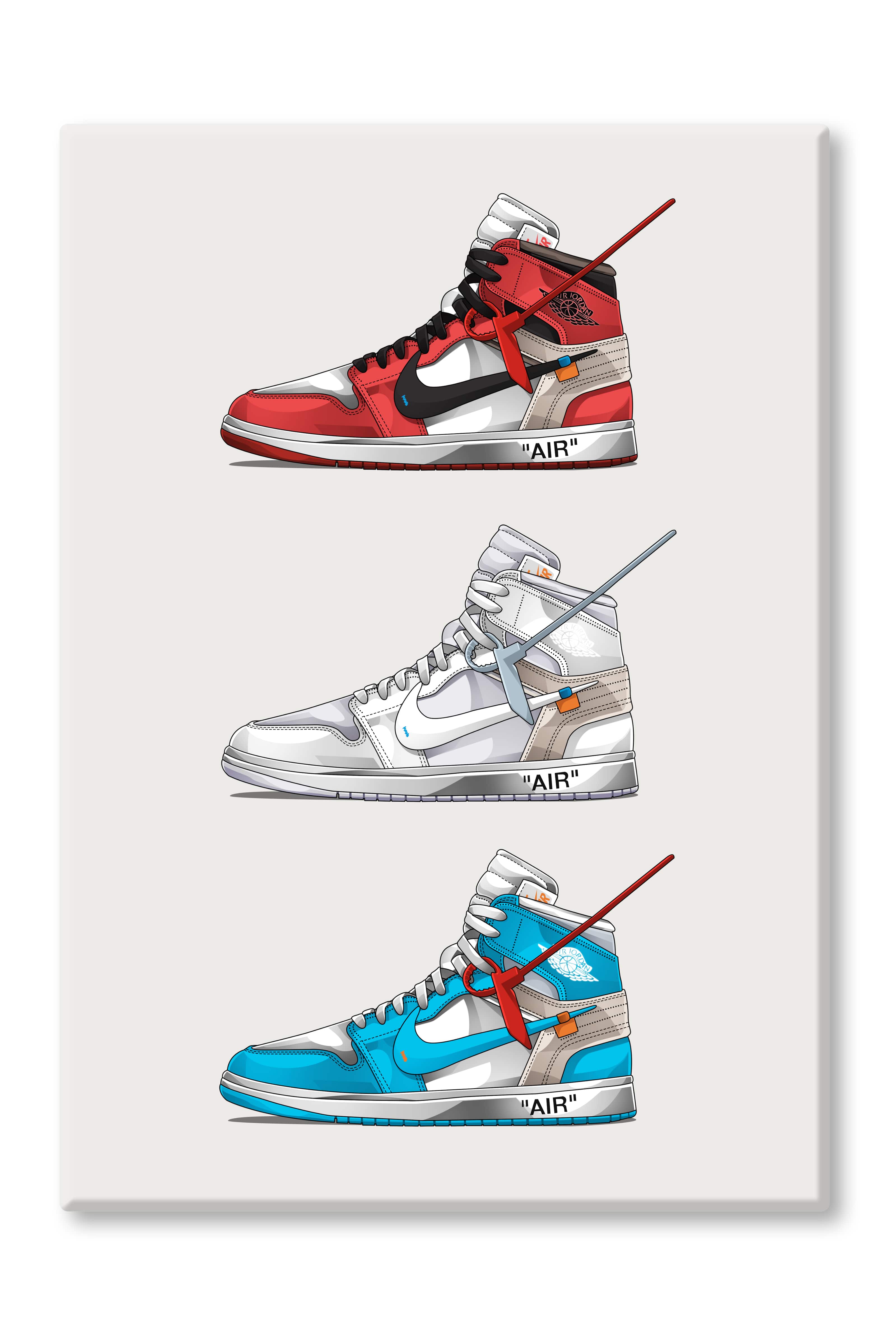 Off-White Jordan 1 Collection Canvas 