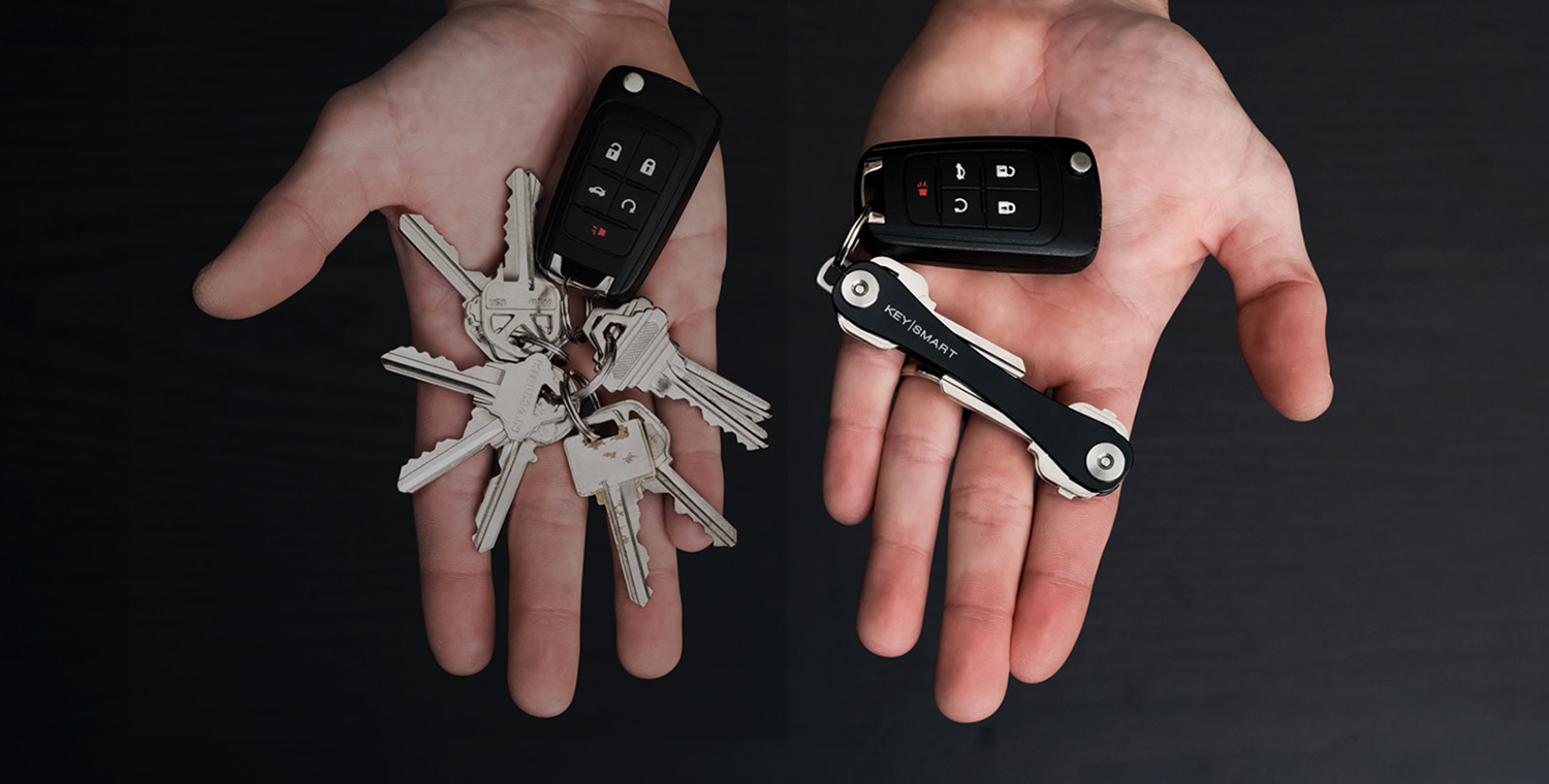 Keysmart Organizador De Llaves Original Negro