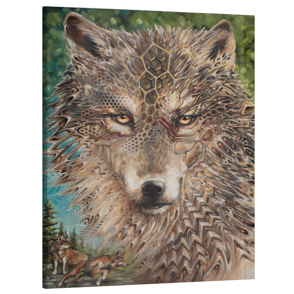 Brand New Wolf Art Board Print for Sale by brandnewmerch