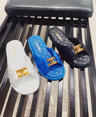 Chanel coco beach slippers