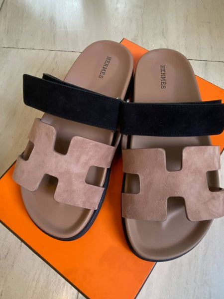 Hermes Chypre sandals tan men's style – hey it's personal shopper london