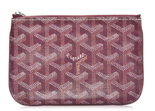 NEW Goyard Card Holder Saint-Sulpice Card Wallet Red Ships DHL