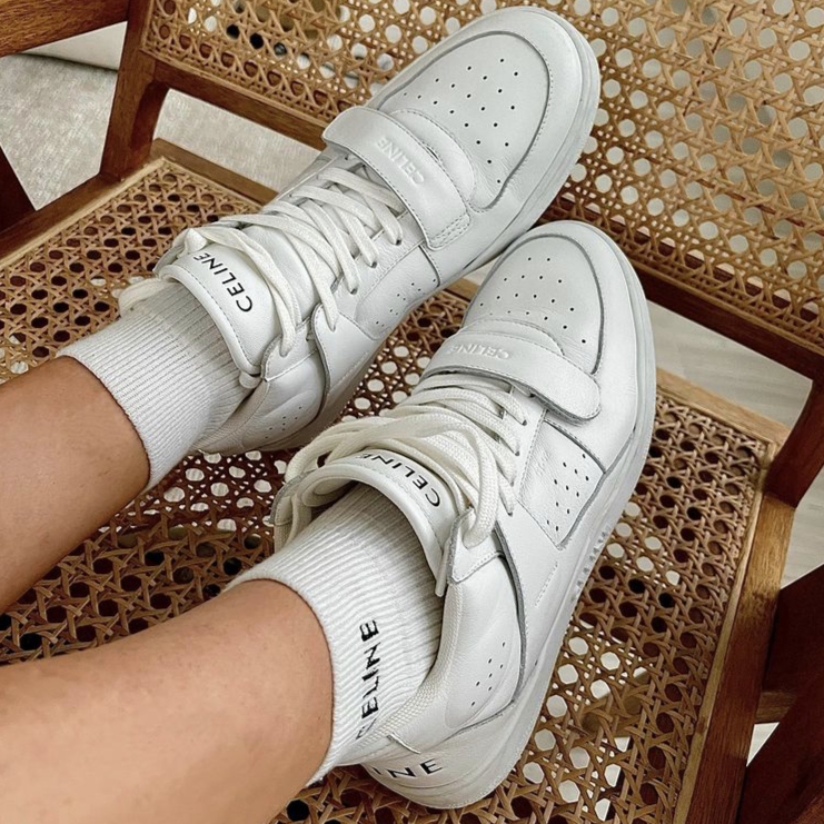 Celine White Sneakers Luxembourg, SAVE 36% -