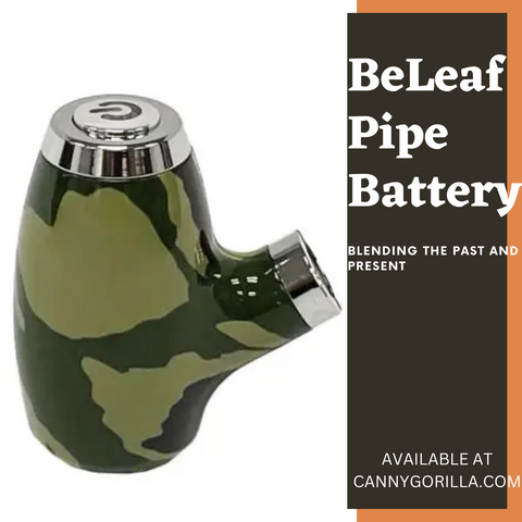 BeLeaf Pipe Battery in Camo Available at CannyGorilla.com
