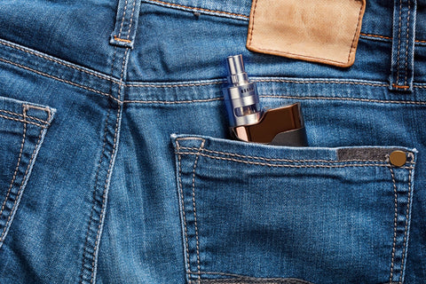 Vape Battery in Someone's Back Pocket