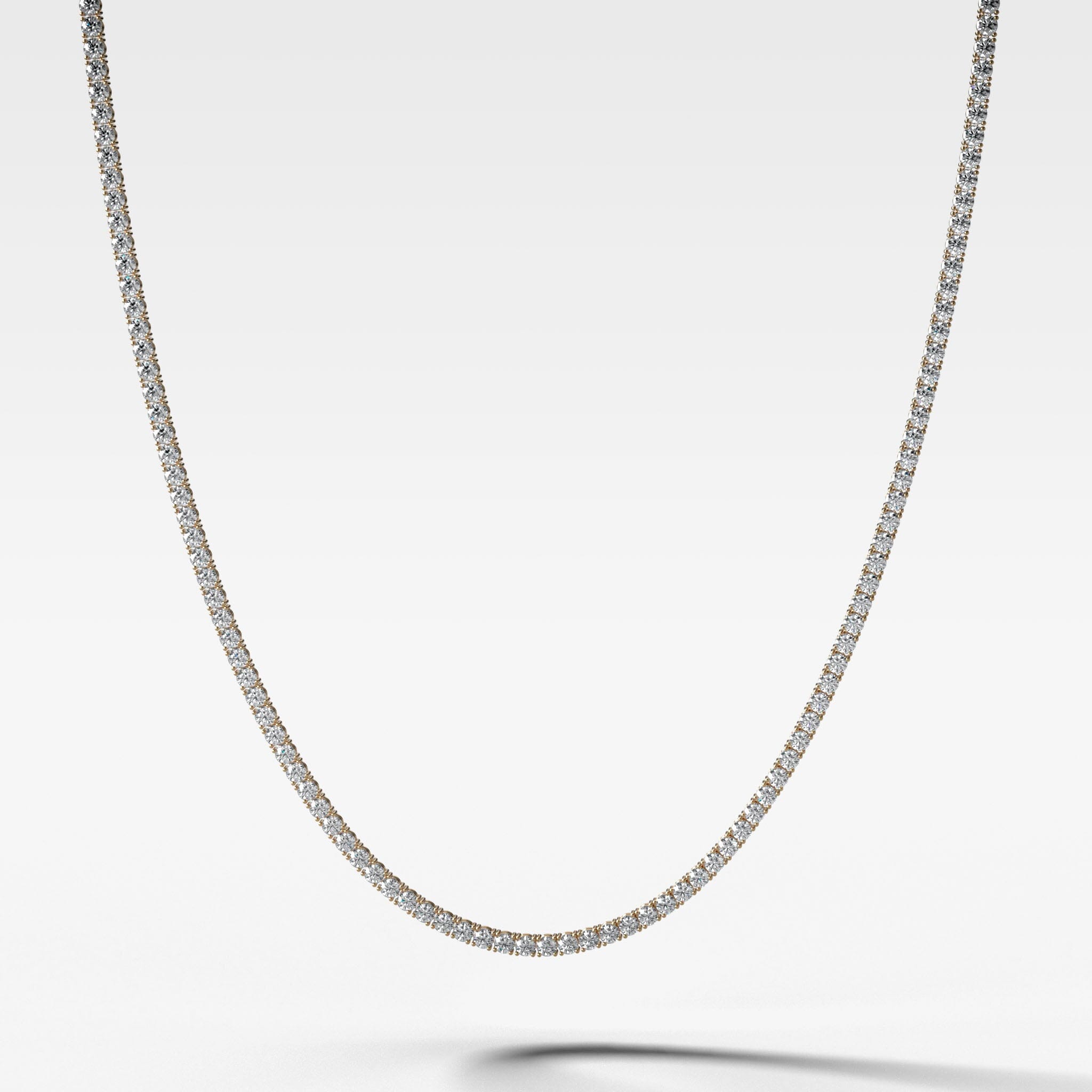 Sterling Silver 2.5mm Flat Curb Chain Necklace — Inchoo Bijoux