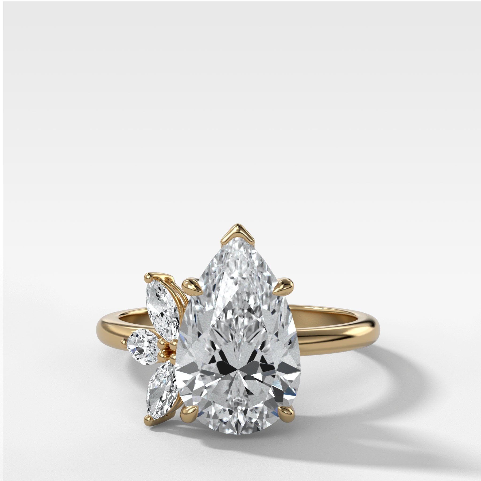 The right way to wear a pear shape ring - Midas Jewellery