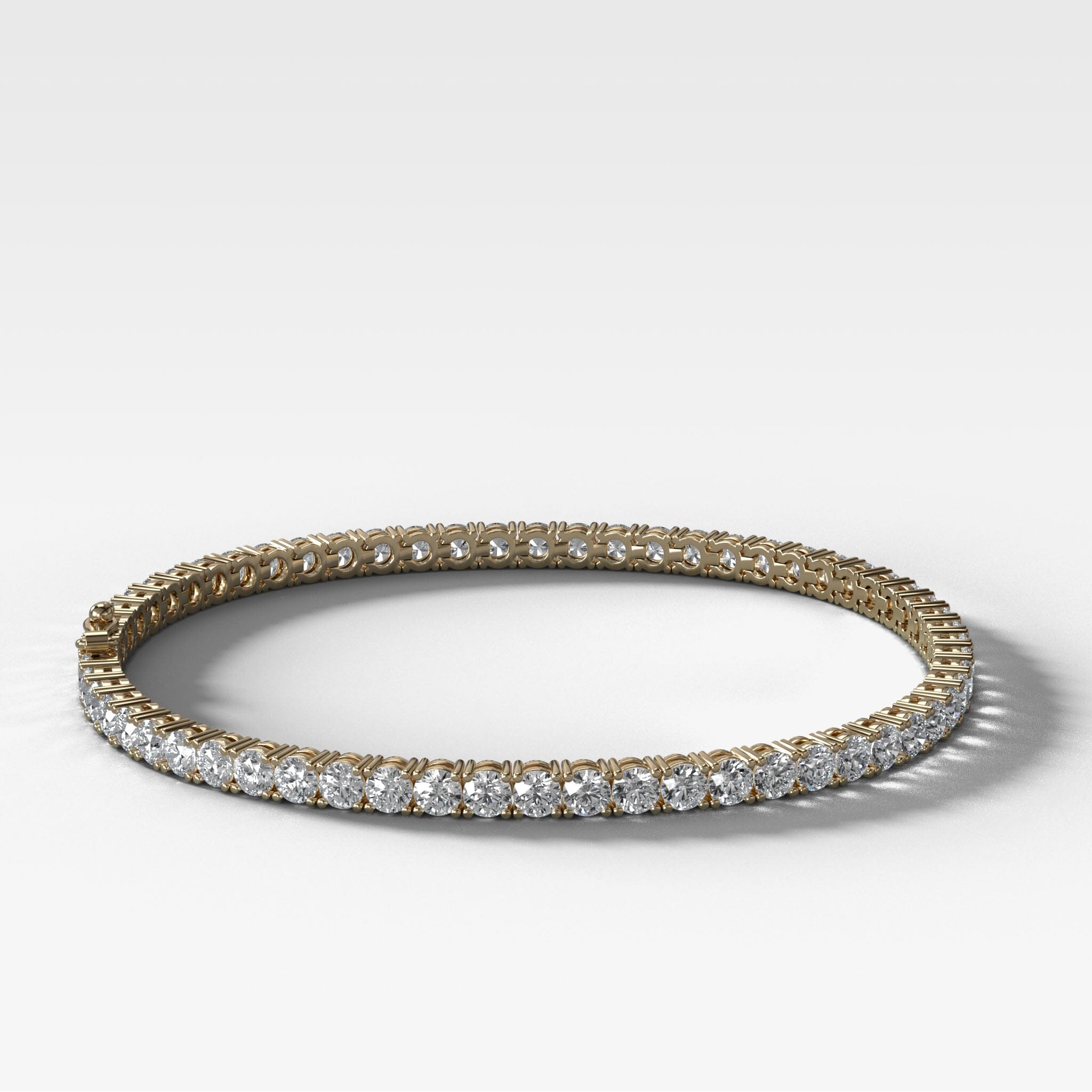 HOF 6 Row Diamond Bezel Bracelet | Sylvan's Jewelers