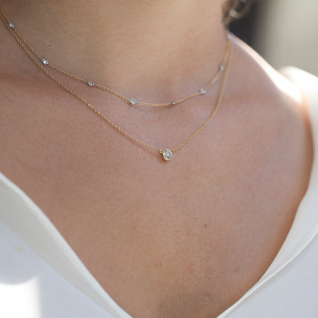 tiffany necklace layering