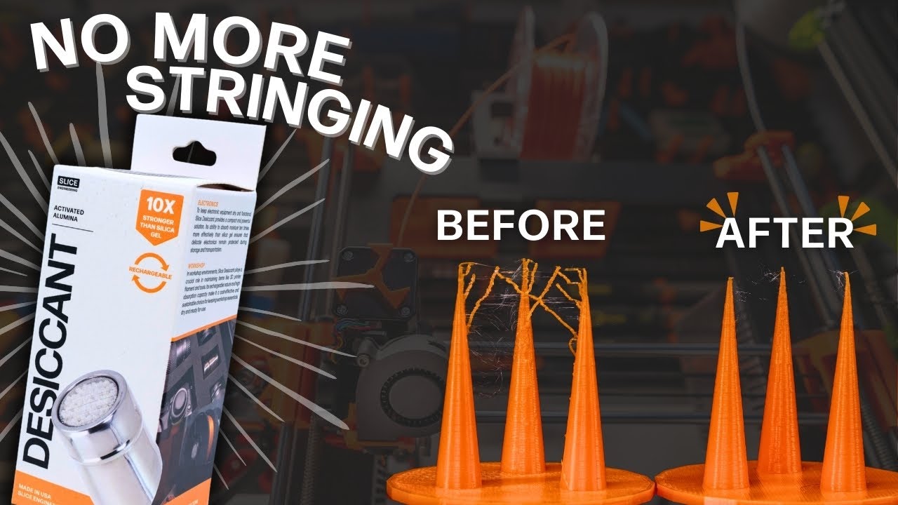 How to Perfect Your 3D Prints l Filament Drying Desiccant by Slice Engineering