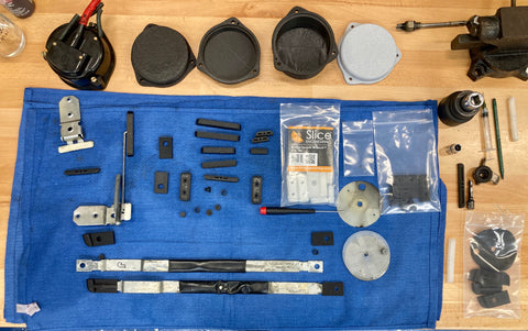 parts on table
