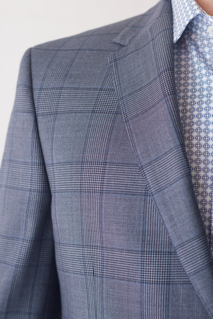 JB Suit Chambray Check - Mandatory NZ