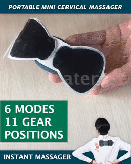 Compact Neck Massager: Portable Physiotherapy Stickers
